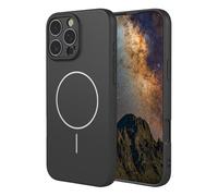 YUECXIN Magnetic Case for ZTE nubia RedMagic 11 Air, Ultra thin Liquid Silicone Silky Touch Cover, Support MagSafe Wireless Charging, Soft Shockproof TPU Bumper Case. Black