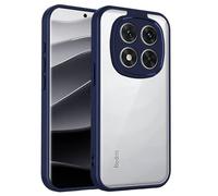 YUECXIN Matte Case for Realme 14 5G/Realme14T 5G, Transparent Hard PC Back Phone Cover, Shockproof Military Grade Drop Protection Anti-Fingerprint, Blue