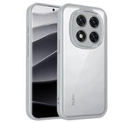 YUECXIN Matte Case for Realme 14 5G/Realme14T 5G, Transparent Hard PC Back Phone Cover, Shockproof Military Grade Drop Protection Anti-Fingerprint, Gray