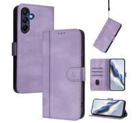 YUECXIN Wallet Case for Samsung Galaxy A17/Samsung Galaxy A26, Premium PU Leather Flip Folio Book Case Cover, Card Slots Kickstand Magnetic Closure Shockproof Cover Women Men. Purple