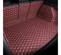YUEDAM Car Full Coverage Boot Liner for Mini Countryman 2018-2023 F60 Left side with net, Leather Boot Liner Protector Mats Waterproof Anti Scratch Slip Trunk Protector Pad Accessories,E/Red