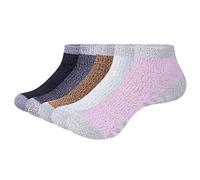 YUEDGE Women's Cosy Plush Ankle Fluffy Grip Slipper Socks