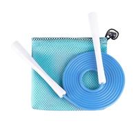YUEDONG 5mm Adjustable Weighted Jump Rope Inspired by Canton Tower Curve - Elegant Matte Long Handles with Four-Sided Anti-Slip Design, Self-Lubricating POM for Smooth Silent Cardio Fat Burning