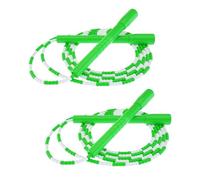 YUEDONG Soft Beaded Jump Rope for Teens & Adults, World Champion Luke Boon Collaboration, Adjustable Freestyle Jump Rope with 20cm Long Handles, Tangle-Free TPU Beads for Rhythm Training, Fitness