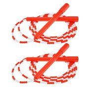 YUEDONG Soft Beaded Jump Rope for Teens & Adults, World Champion Luke Boon Collaboration, Adjustable Freestyle Jump Rope with 20cm Long Handles, Tangle-Free TPU Beads for Rhythm Training, Fitness