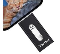 Yueflue USB Stick 64 GB, 3 in 1 USB Stick for iPhone Memory Stick with i0S/Pad/Mac/Android/Type-C/PC, Memory Stick for iPhone More Save Photos and Videos without Downloading App (Gun)