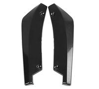 YUEGOO Car Side Skirts for Citroen C3 Cabriolet 2003-2010, ABS Glossy Black Car Lower Bumper Lip Splitter Side Skirt Extension Anti Scratch Car Exterior Accessories,front-black
