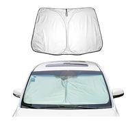YUEGOO Car Windshield Sunshade for Toyota Auris 2013-2018, Front Windshield Sun Shade Foldable Car Sunshade Windscreen Blocks UV Rays to Keep Vehicle Cooler,B-Silver