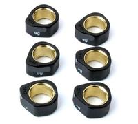 yuegu 6PC Variator Roller Set 20x12mm 9g 11g 13g 16g Compatible With Jupiter125 Millennium125 Jet150 Scooter Engine yuegu(20x12mm 9g)
