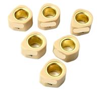 yuegu 6PC Variator Roller Set 20x15mm 8g 10g 13g 15g 19g Compatible With GMax200 GMax220 Scarabeo100 RST100 Net100 4-Stroke Scooter Engine yuegu(20x15mm 15g)