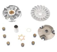 yuegu Variator Set With 6g Rollers and Fan Compatible With JOG90 Axis90 90cc 2-Stroke Scooter Engine 3WF 3VR yuegu