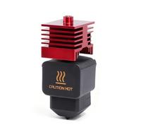 YUEHISY 0.4mm Hardened Steel Hotend for H2D, High Flowrate Nano Coated Nozzle with Red Cooling Block, for H2D/H2S Combo and A1/A1 Mini