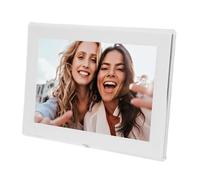 YUEHISY 10.1'' Smart Digital Photo Frame with WiFi - 1280x800 LED LCD Touch Display, Multi Language, Cloud Album, for Family, Office Use (GB Plug)