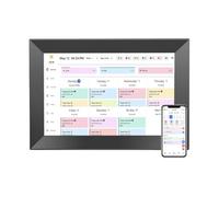 YUEHISY 10.1" Smart Family Calendar, WiFi Interactive Display with Chore Chart, Meal Plan, Two Way Sync, Digital Photo Frame, Horizontal Vertical Placement (UK Plug)