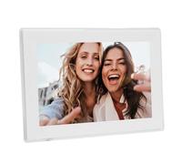 YUEHISY 10.1'' WiFi Digital Photo Frame - 1280x800 HD Touch Screen, 32GB Memory, APP Remote Sharing, Multifunctional Calendar Planner, for Home, Gifts (GB Plug)