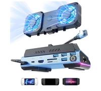 YUEHISY 10 in 1 Docking Station，with 4K@60Hz，Gigabit Ethernet，SD/TF+,PD+4USB+1 M.2 NVMe Slot，for Legion Go, for Claw, for Switch, Tablets, etc.