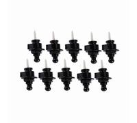 YUEHISY 10pcs/bag Electric Guitar Metal Bass Strap Locks and Convenient to Use Antiskid Accessory for Standing, Playing, and Moving Around Perfect for Acoustic, Electric, and Bass Guitar Strap