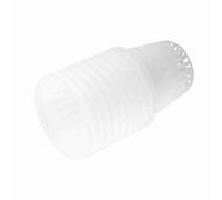 YUEHISY 10pcs Heavy Duty Mesh Pot Net Cup Basket Hydroponic Plant Grow Clone Black, Adopt Quality PP Plastic Material, Good Tenacity Not Easy to Be Deformed and Resistant (White)