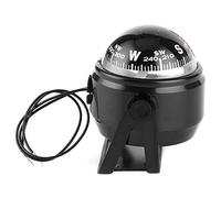 YUEHISY 12V LED Marine Digital for Boat Yacht Ship Navigation | Illuminated pivoting with bright LED lights, Magnetic declination adjustment pick, Gummed paper