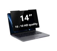 YUEHISY 14 Inch Laptop Privacy Screen, 16:10 Anti Peeping HD Filter, Anti Glare Scratch Proof Smudge Free, Reusable Bubble Free Adhesive, for Work Travel Public