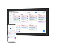 YUEHISY 15.6" Wall Planner Digital Calendar Chore Chart, 1080P Full HD Touch Screen Interactive Display, Wall Desk Mount, for Smart Family Planner (UK Plug)