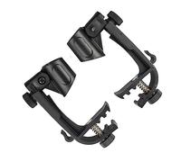 YUEHISY 2Pcs Drum Microphone Clip Plastic Drums Set Rim Mic Stand Mount | Microphone Clip, This drum rim clip can firmly, Will largely improve the sound pickup, Better Pickup