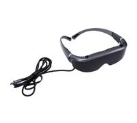 YUEHISY 3D VR Glasses, 3.5mm Audio Jack | Movies/Videos/Games, 120 Inch Immersive Display, 2D/3D, Directional Sound, Adjustable Fit, Wide Compatibility