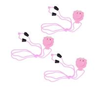 YUEHISY 3Pcs Pink Mini Knitting Stitch Counter Portable Crochet Row | Counts stitches and rows, Compact and light for easy carrying, Plastic material, Approx 4.8cm length, 3 counters per package