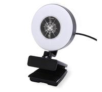 YUEHISY 4K Webcam with Fill Light & Microphone, AF Auto Focus USB Streaming Webcam, Remote Control 1080p Computer Camera for Pc Laptop Desktop Video Calling