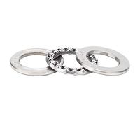 YUEHISY 51105 Axial Ball Thrust Bearing, 5pcs Precision Steel | 25mm inner diameter, 42mm outer diameter, Stamped cage, Convex raceway, 2RS sealed