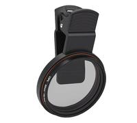 YUEHISY 52mm CPL Lens Filter, Clip On Phone Polarizing Filter, Rotating Ring Adjustment, Anti Reflection, Enhanced Contrast, for Travel Street Photography