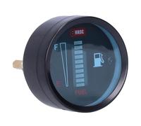 YUEHISY 52mm Fuel Gauge, LED Fuel Level Indicator with Adjustable Resistance for 12V Car Motorcycle, Blue LED Display with Anti Flicker Delay, Universal Boat RV Sensor Compatible