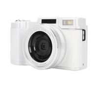 YUEHISY 5K Digital Camera, 64MP WiFi Vlogging Camera with 3" 180° Flip Screen, 18X Zoom HD Autofocus Video Camaras for Selfies Travel (White)