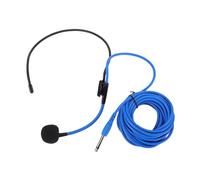 YUEHISY 6.35mm Headset Microphone, Wired Boom Headset Mic for Voice Amplifier, 360° Flexible Rotation, HiFi Clear Sound, for Singing Public Speaking Coaching