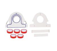 YUEHISY 6Pcs Portable Tape Applicator Set, 25mm Width Red Masking Tape with 1mm Spacing, for Decoration Window and Skirting Board Projects