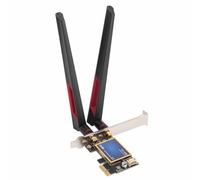 YUEHISY 7260AC PCIe WiFi Card, Dual Band 2.4G 5G Wireless Network Card，1200Mbps PCIe WiFi Adapter with BT 4.0 & Dual Antenna, for Desktop PC