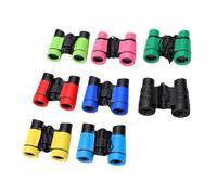 YUEHISY 8PCS Folding Kids Binoculars Shockproof | 8 Colorful Binoculars, 4X Magnification, Wide Field View, Compact, for Outdoor Observation Bird Watching