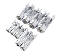 YUEHISY 9 Pcs Fuel Line Socket Set 22mm 3 8in 1 2in Drive CRV Steel | 9 Pcs Set Includes 5 pcs 3 8 inch drive, 14mm and 4 pcs 1 2 inch drive line sockets, Meeting different needs