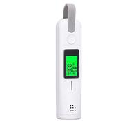 YUEHISY Accuracy Alcohol Tester with Digital Blue LCD Display for Home or Party Use, Blowing Alcohol Tester, Semiconductor Sensors (WHITE)