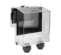 YUEHISY Acrylic Overflow Box for Fish Tank Aquarium, Siphon Self Start Hang On Overflow Box with 5000L/H, Check Valve Syringe Pump Startup, Noise Reduction Movable Cover, Protection
