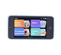 YUEHISY AI Digital Camera, Dual Lens Object Recognition Voice Dialogue Digital Camera with 4" Screen, 2MP 5MP, 2.4GHz WIFI, 16GB, MP3 Player, for Boys, Girls (Blue)