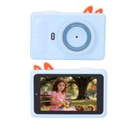 YUEHISY AI Kids Camera, HD Smart Learning Camera with Touch Screen, Object Recognition, HD Recording, 2.4GHz WiFi, Toy Gift for Child (Light Blue)