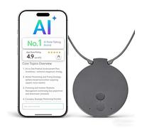 YUEHISY AI Voice Recorder, Smart Transcription Device, Real-Time Transcription, AI Summary, Mind Map, 189 Languages, for Meeting Interview (8GB)