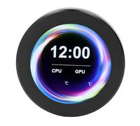 YUEHISY AIO CPU Cooler, 2.1 Inch Screen with 480x480 Resolution, Real Time Temp Monitor & GIF Showcase, for Water Cooling Systems, PC Sensor Panel