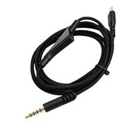 YUEHISY Astro A10 A40 Replacement Cord, Knit Wire Audio Cable with Inline Volume Mute, Angled Plug, 1.5m