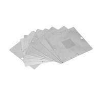 YUEHISY BGA Templates, 9-Spec Reballing Kit for Laptop Motherboard, Direct Use 90x90mm with Marked Sizes