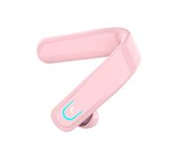 YUEHISY Bluetooth Headset, Wireless Ear Hook Earpiece, Lightweight, Secure Fit, Auto Pairing, Bluetooth 5.0, IP67 Water Proof, for Trucker Cell Phones (Pink)