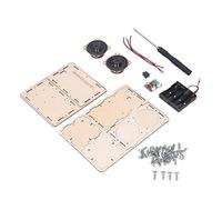 YUEHISY Bluetooth Speaker Kit, Bluetooth Speaker Building Kit with Stereo Surround Sound, Composite Wood for Pupil, Educational STEM Science