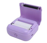 YUEHISY BT Thermal Printer, Portable Design, for Tickets, Photos, Memos, Errors Printing, Inkless Printing, with Ebay Shopify Poshmark Ect, White (Purple)