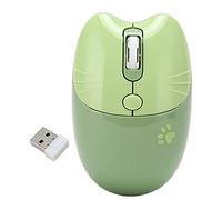 YUEHISY BT5.1 Wireless Mouse, Ultra Quiet Click and Compact Portable Design for Girl, 2.4Ghz Alternative with Auto Sleep Mode, Ideal for Working Family School Cafe (Green)
